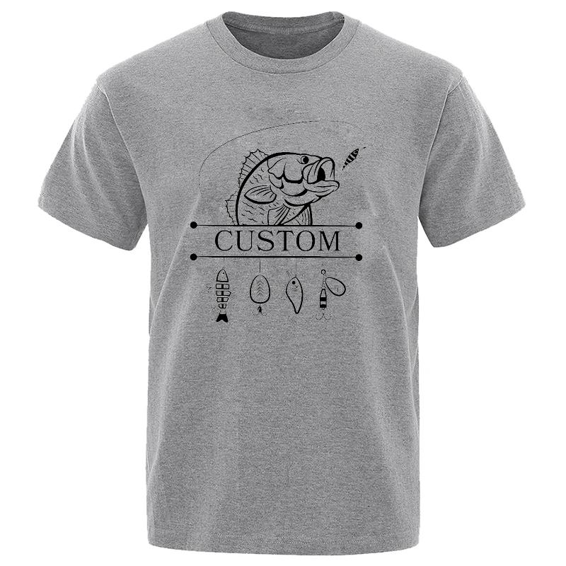 Fishing Shirt Custom Fishing Shirt Custom Dadmom Gift DIY Design Papa Tshirts Fishing FisherUnisex TeesTailormade TShirts S
