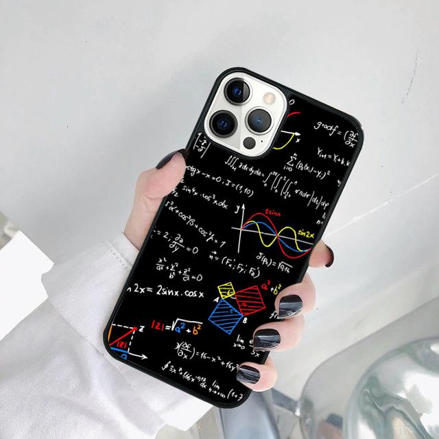 E mc2 Formula Math Funny Science Phone Case For iPhone 17 Air 15 Pro MAX 16 Plus 14 11 12 13