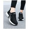 Autumn New Women's Shoes Fashionable and Comfortable Sports Shoes Thick Soled Fly Woven Mesh Casual Sports Women's Shoes
