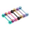 7 Pcs/Set The Plating Color Steel Stainless Steel Rod Tongue Nailed Double Ball