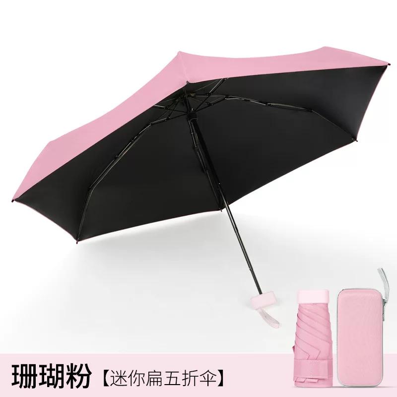 Dual-Use Umbrella for Women, Sun Protection, Uv Protection, Pocket Umbrella, 40% off Flat Sun Umbrellas, Compact Sunshade Umbrella