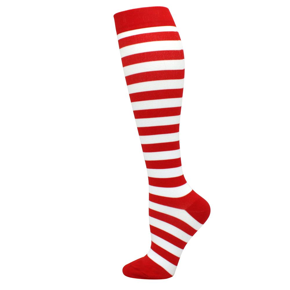 Neue Kompressionsstrümpfe Druck Pflegesocken für Ödeme, Diabetes, Krampfadern, Durchblutung Sportsocken