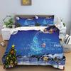 Christmas 3D Printing Digital Printing Bedding Set Duvet Cover Comforter Bed Single Twin Full King Queen Size Bedding Set Kids