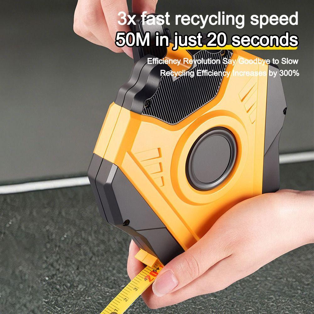 20/30/50M Long Distance Measuring Tape Portable Tape Measure  for Engineer Yard and Field