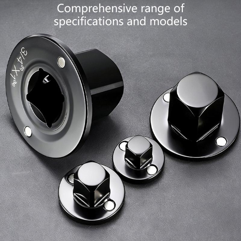 Chrome Steel Socket Adapter Kit Feature Magnetic Connection Design For Enhancing Safety During Heavy Duty Maintenance Tasks