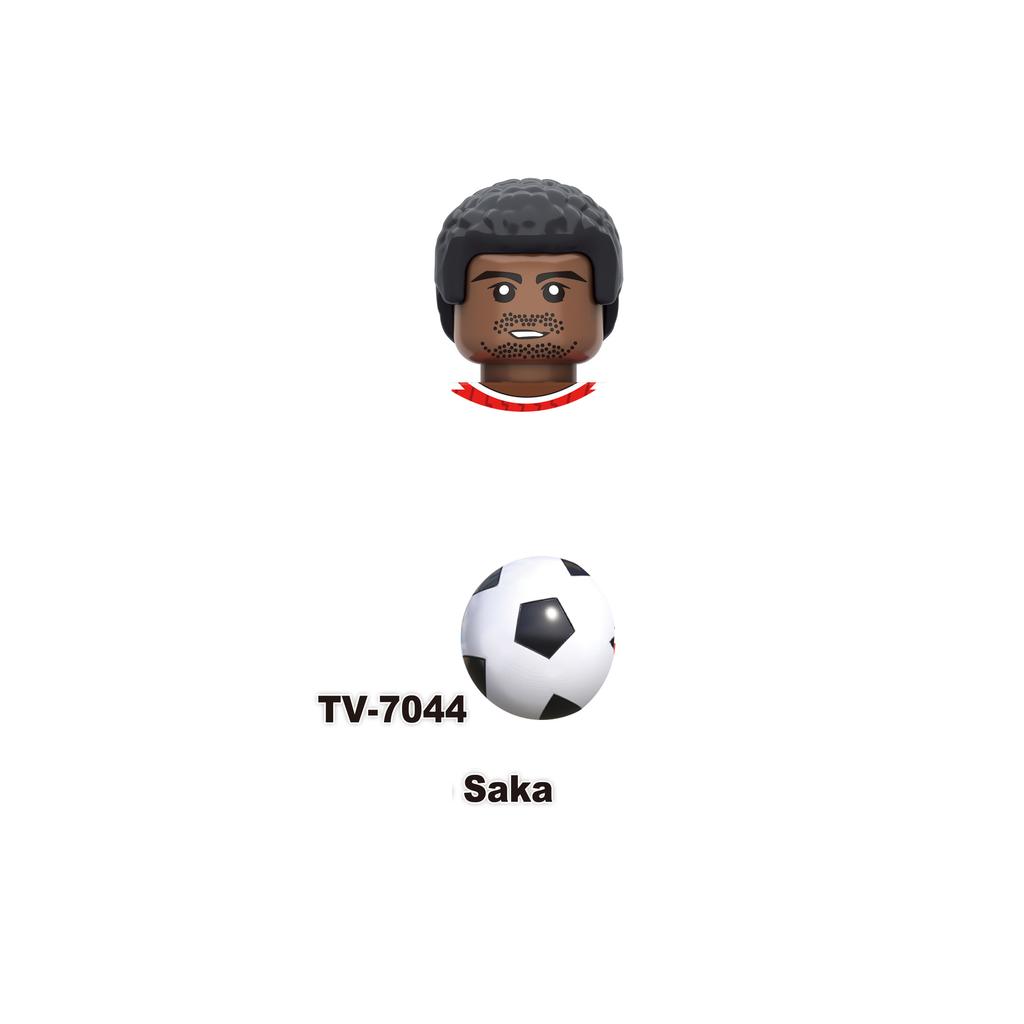 TV6506 TV6507 Action Toy Figures Football Players Assemble Bricks Building Blocks Gifts For Children Kids Small Dolls