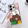 Cartoon Bear B-Browns C-Conys Soft Phone Case For Xiaomi Redmi Note 14 15 Pro Plus 13 12 11S 11T 5G 10 9S 9 Plating Anti-Fall Fu