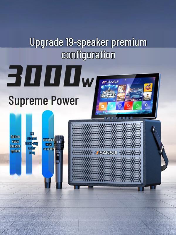 SANSUI Q53 Home KTV Audio System CN Plug (adapter Included)