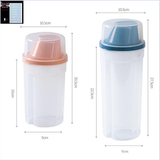 Grain & Bean Food Grade Storage Can for Oatmeal, Sugar, Flour, & Starch