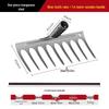 Manganese Steel Five-Tooth Weeding & Planting Rake - Multifunctional Soil Loosening Tool