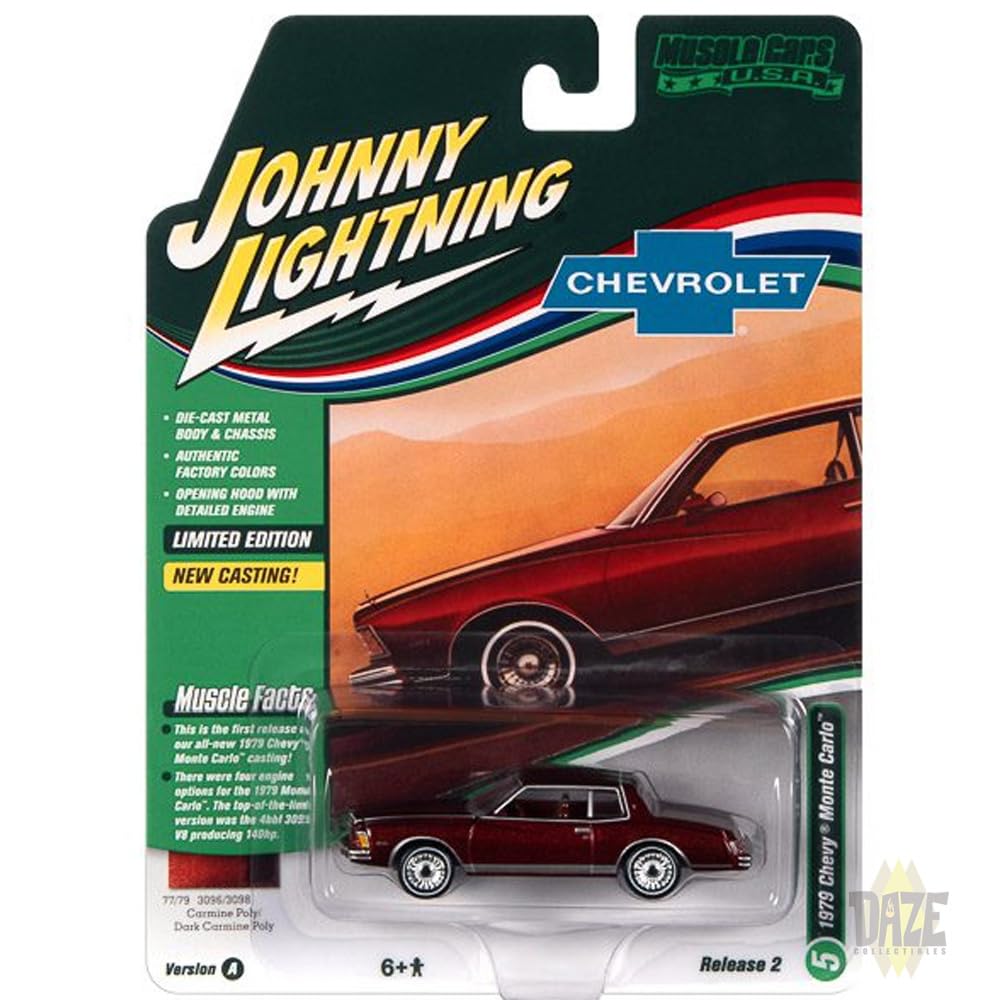 Johnny Lightning scale 1979 Chevy Monte Carlo 164 - (Carmine Polly), JLSP204-CHASE