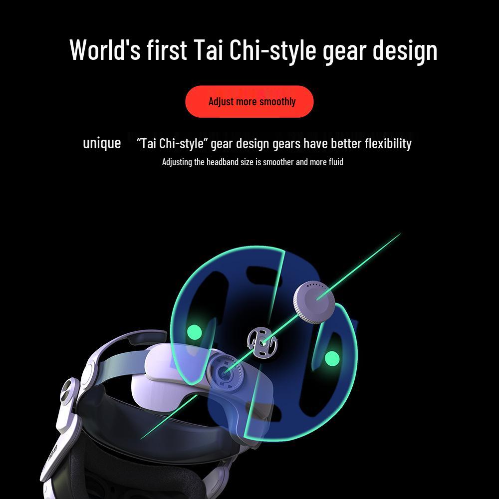 Meta Quest 3/3S VR Accessories T300 Elite Headset with Extended Battery Life
