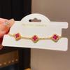 Floral Hand Chain With Gold Plating For Women Fashion Accessory Summer