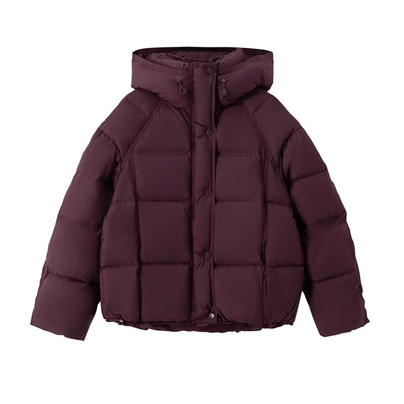 Winter new down cotton clothes women's short loose hooded small bread clothes thickened cotton coat women
