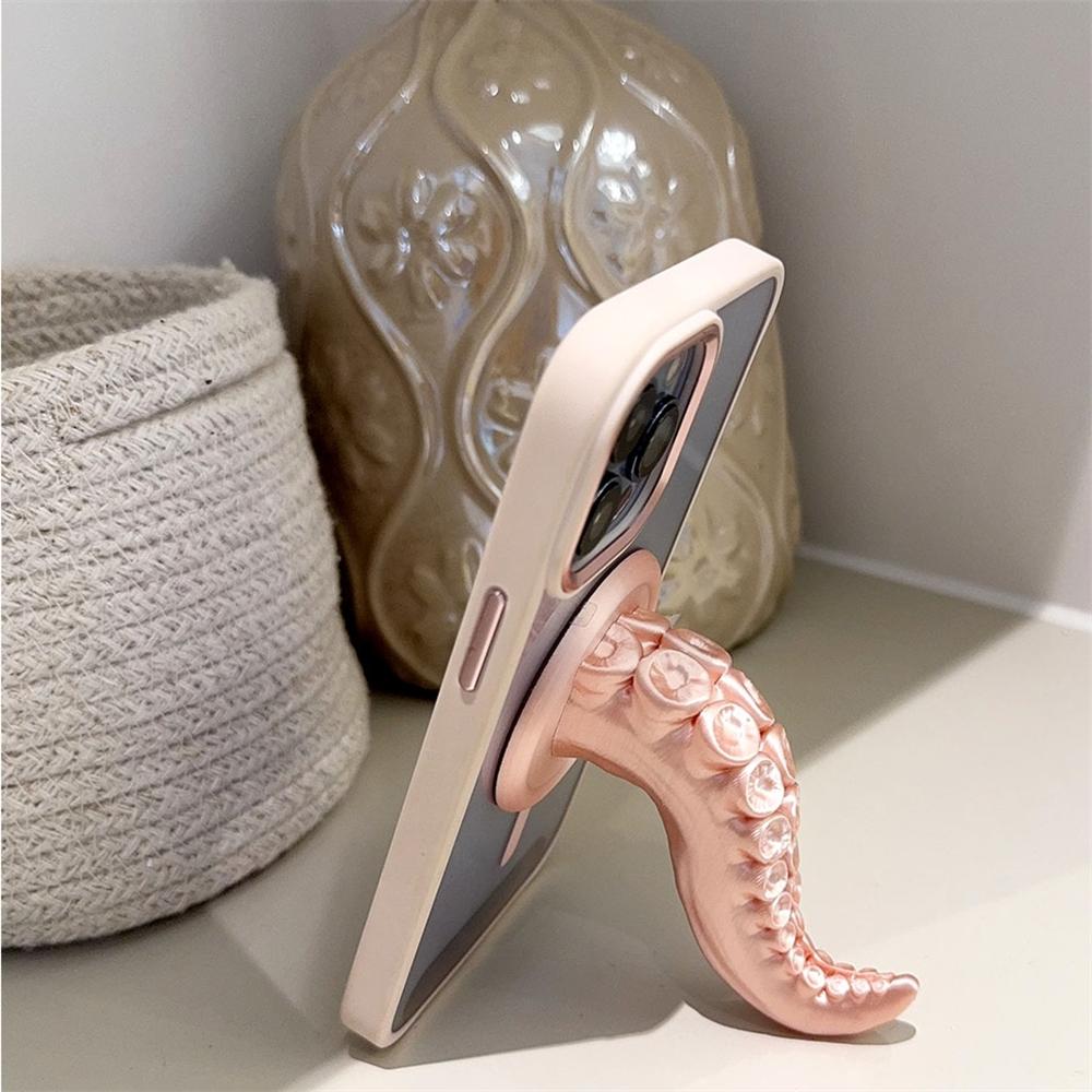 Cute Fun Octopus Tentacle Claw For Magsafe Phone Grip Tok Griptok Magnetic Holder Detachable Mobile Bracket Accessories