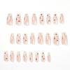 Nail Patch Nail, French White Edge Nail Rhinestone Astral Removable Nail Art Nails