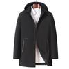 Veste pour hommes d'âge moyen Printemps et Automne Tenue de Papa Chapeau pour personnes d'âge moyen et âgées Veste à fermeture éclair Top Résistant à l'usure Décontracté
