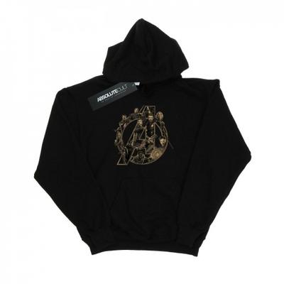 Womens/Ladies Avengers Infinity War Marvel Logo Hoodie