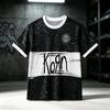 Summer New Korn Joint Fan Football Jersey Sports Quick Drying Casual Soft Men's Women Short Sleeved T-shirt Top Family Kids Tees