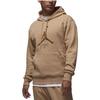 Jordan Essentials Logo Print Kapuzenpullover Langarm Sweatshirt Herren Oberteile Khaki FD7546-200