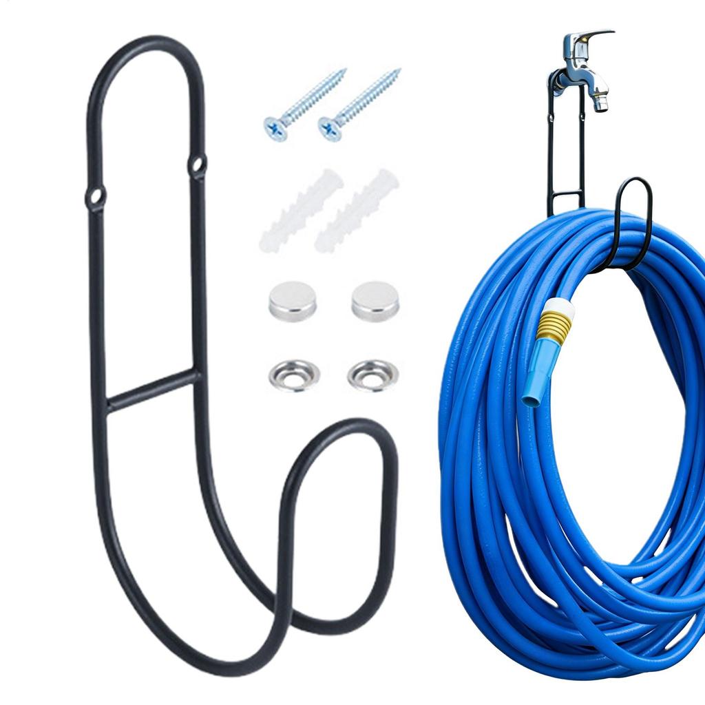 1pcs Garden Wall Mount Tap Watering Hose Organizer Agriculture Water Pipe Reel Rack Convenient Storage Of Water Pipe Support