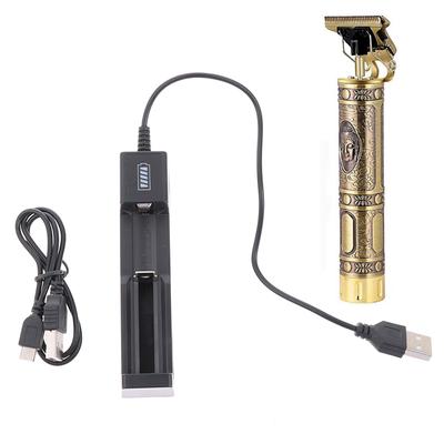 USB wiederaufladbare T9 elektrische Haarschneidemaschine Trimme Akku-Rasierer Trimmer Ladegerät