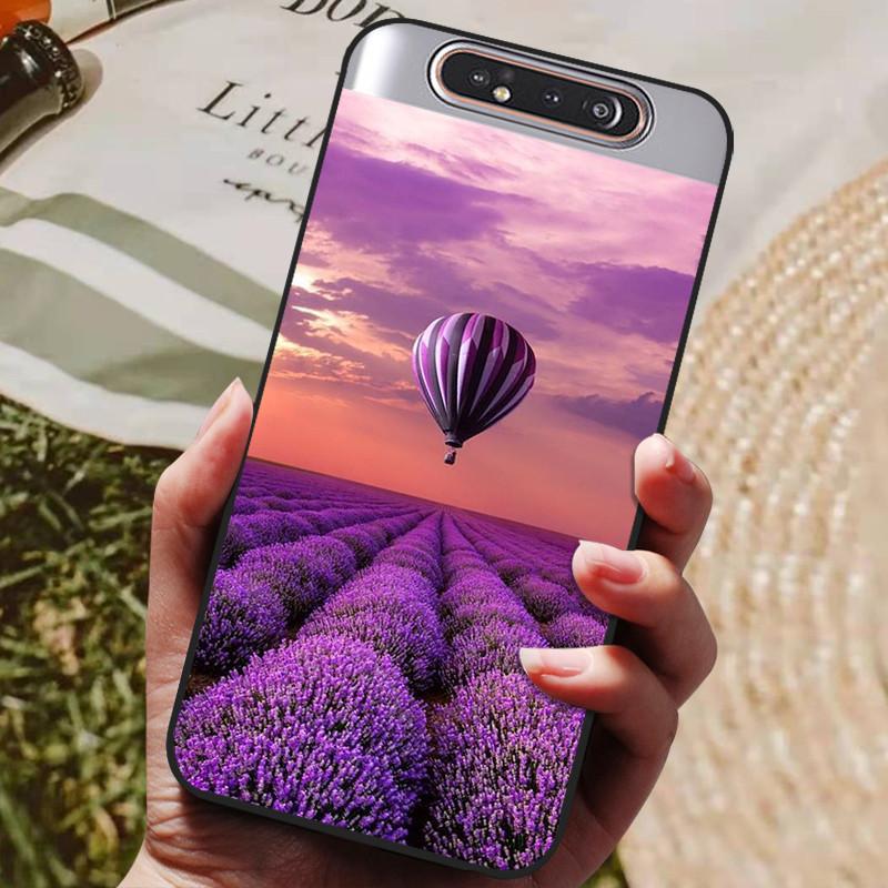 Per Samsung A80 Custodia Cover Posteriore in Silicone Custodia per Telefono Per Samsung Galaxy A80 Custodie per Galaxy A 80 A805F A805 Paraurti Morbido Funda