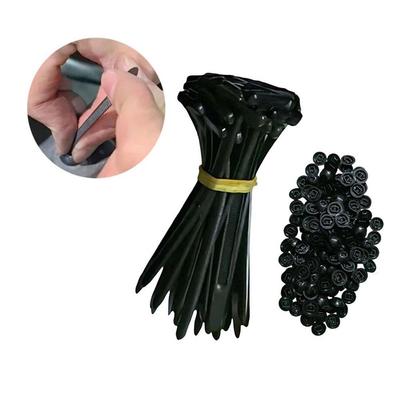 Universal Nylon Cable Tie Buckle-Heavy Duty Zip Ties Holder Pin Ties Tool With & With Design Plastic Button Cable Bases V2Y4