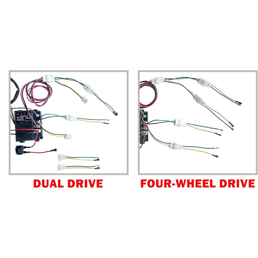 24V DIY Wiring Harness Kit For Kids Electric Car 2.4G Switch Control Box For Electrical Equipment Tool Accessory