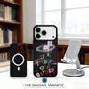 S-Saturn S-Solar System Phone Case For iPhone17,16,15,14,13,12,Pro,Max,Magnetic For Magsafe Wireless Charging