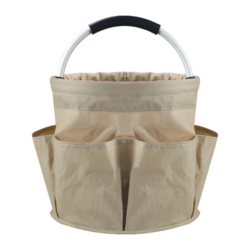 Portable Outdoor Picnic and Beach Basket – Foldable, Multi-Purpose Storage Bag for Bathroom or Mother and Baby Needs.