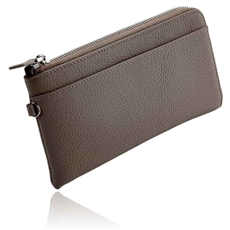 

[VIVEL] [Adequate storage, classy thinness] ladies long wallet leather wallet easy to use Popularity long wallet ladies light long wallet ladies long