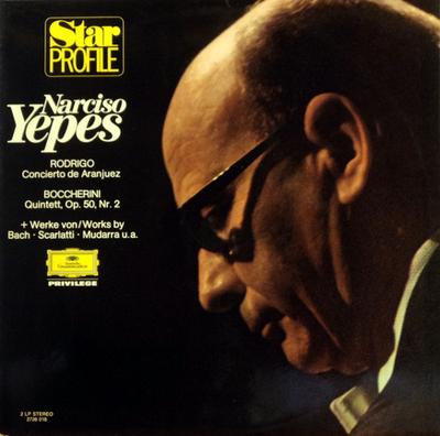 LP Record NARCISO YEPES MELOS QUARETTT STUTT  Boccherini Quintett Nr9 Cdur  Rod 2726018 DEUTSCHE GRAMMO Germany Classical Used