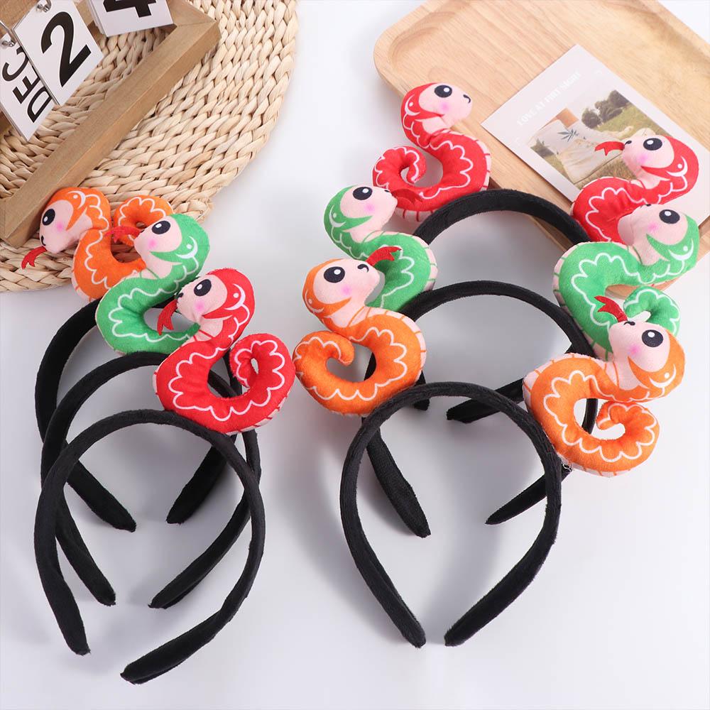 Chinese Zodiac Chinese New Year Hairband Soft Snake Headband Cute   Lunar Year