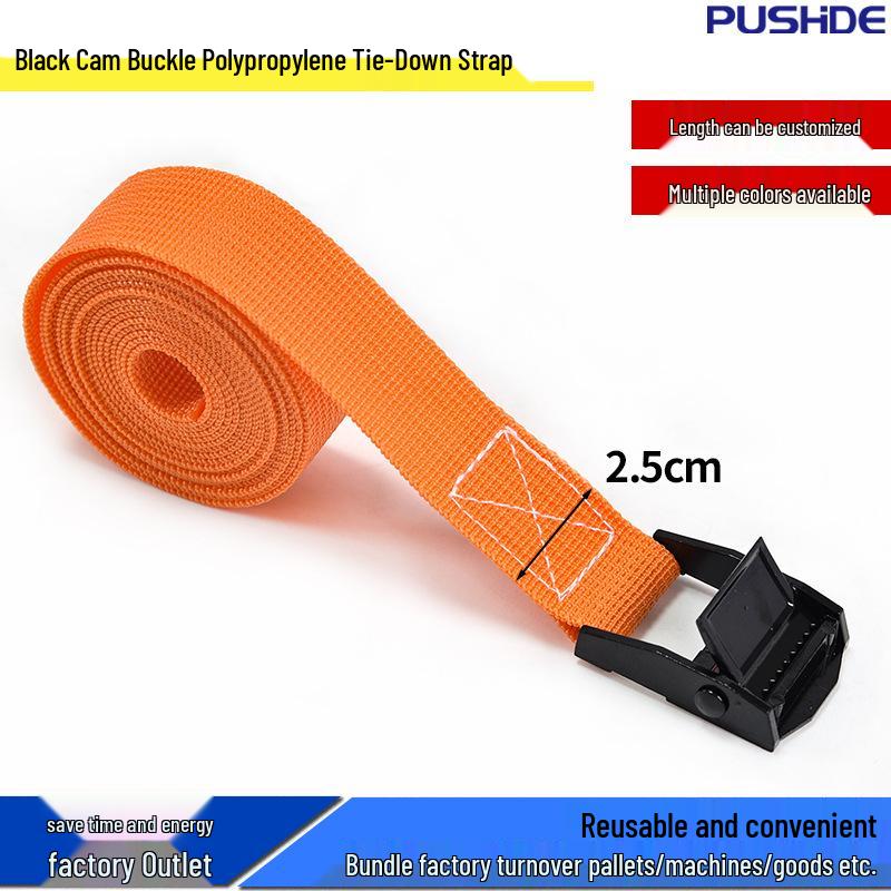 Zinc Alloy Cam Buckle Polypropylene Strap for Cargo Tie-Down