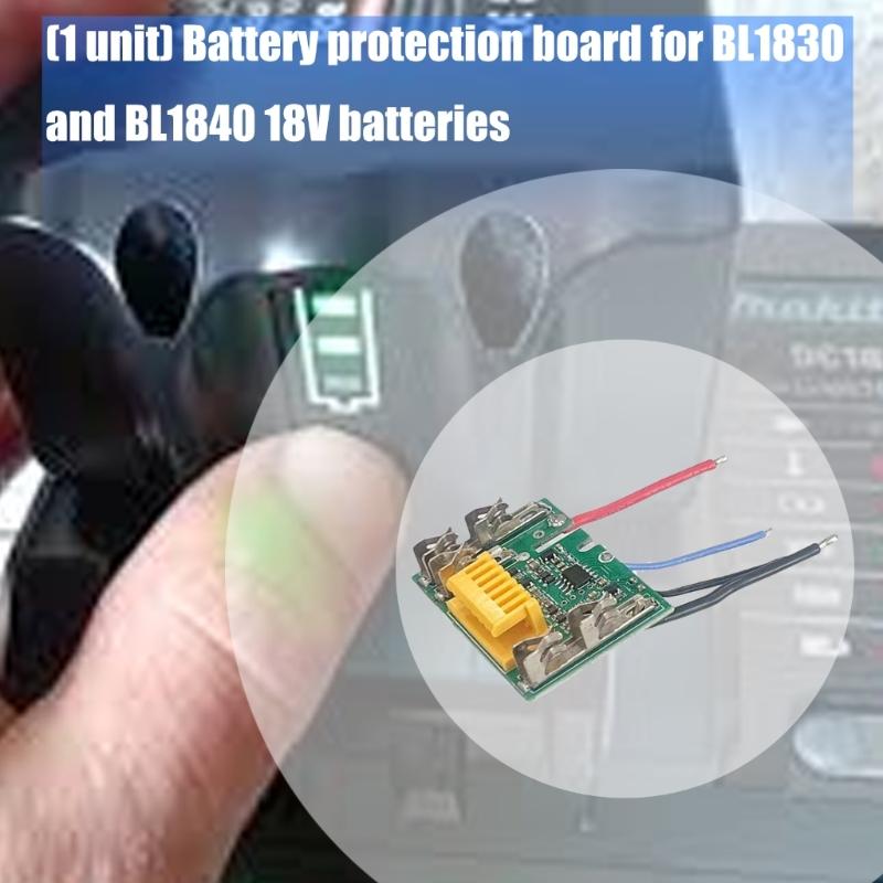 LiBattery Protections Board With Intelligent Current Control Enhanced Heat Dissipation For BL1830 BL1840 BL1850 18V Power Tools