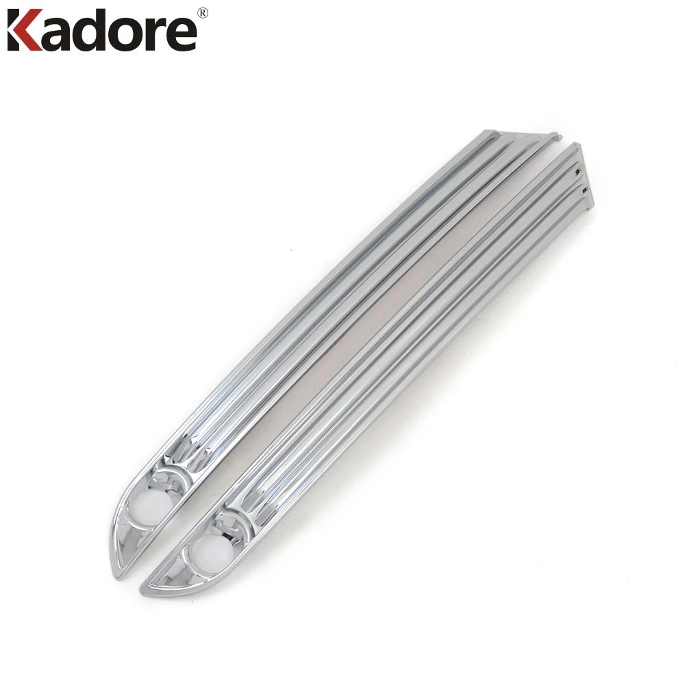 For Mazda CX5 CX-5 KF 2017 2018    Chrome Front Fog Light Lamp Cover Trim Foglight Bezel Trims Car Accessories ABS Chrome