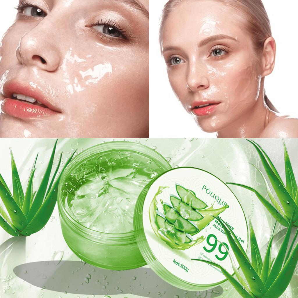 1pc/2pcs Mint Aloe Vera Soothing Gel, Contains 99% Mint Extract, Repairs Sunburned Skin, Moisturizes