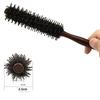 Small Round Hair Brush for Bangs & Curls - Root Lifter Air Bang & Curling Styling Tool, Professional Salon Volumizing & Smoothing Comb