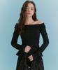 MICANE Minnie Off-Shoulder Frill Tee