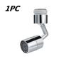 Splash-Proof 720° Universal Tap Aerator - Swivel Water-Saving ABS Faucet Spray Head, Wash Basin Extender Adapter