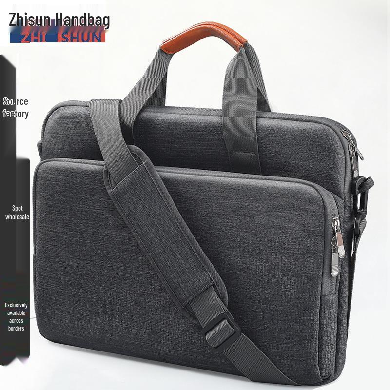 Waterproof Single-Shoulder Laptop Handbag Briefcase with Logo Customization