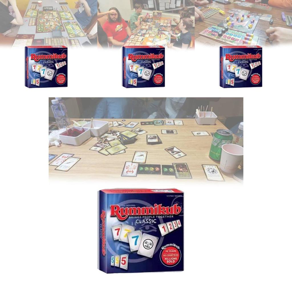 High Quality Blue Israeli Mahjong English Board Games With Vibrant Plastic Design