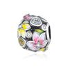 copper Romantic Flower Charm Bead Charms Bloom Rose Pendants Bead Charms fit Authentic Bracelets Necklaces Do It Yourself Jewellery Gift for Women