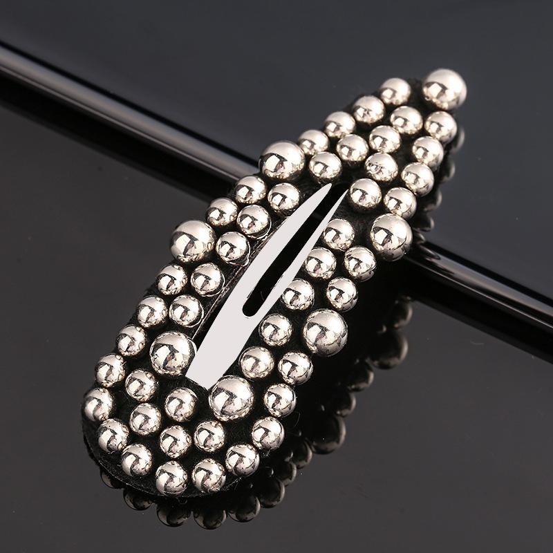 1 szt. Symulowane perły spinki do włosów koralikowe geometryczne klipsy do włosów dla kobiet wsuwki dziewczęce modne spinki do włosów akcesoria do włosów biżuteria