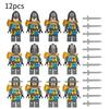 Building Blocks Medieval Knights Military Dragon Soldiers Ancient Castle Figures