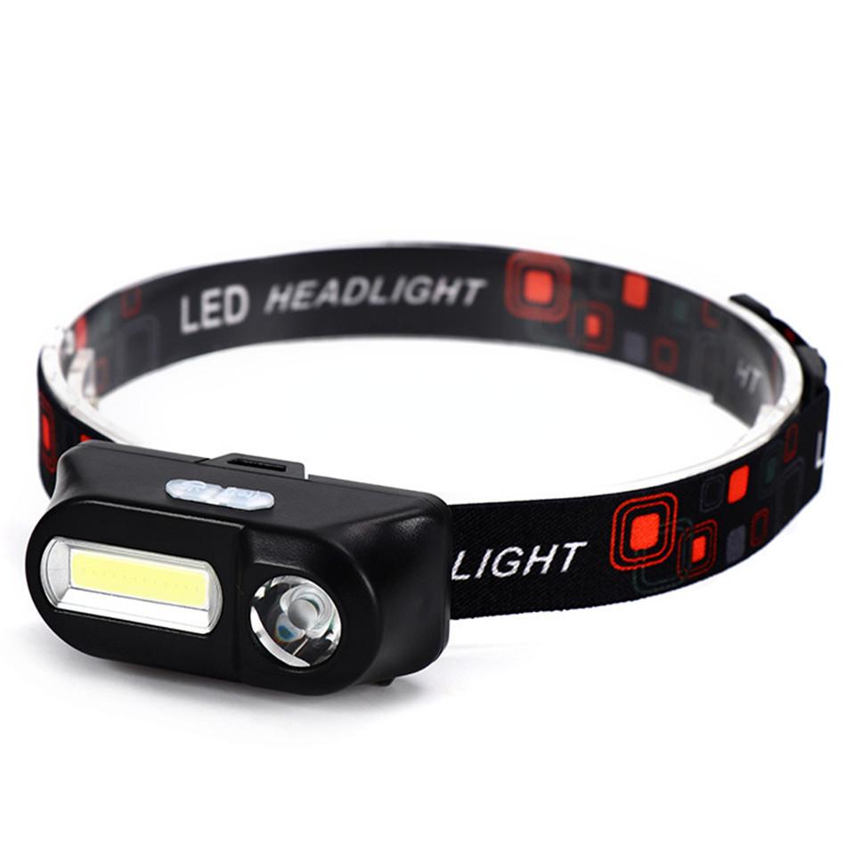 Led Headlamp XPE+COB Headlight Head Torch Flashlight Head Lamp For Outdoor Fishing Hunting