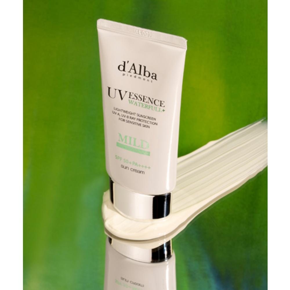 d'Alba Waterfull Mild Sunscreen SPF50+ PA++++ 50ml – Mild UV Protection, Sensitive Care, Korean
