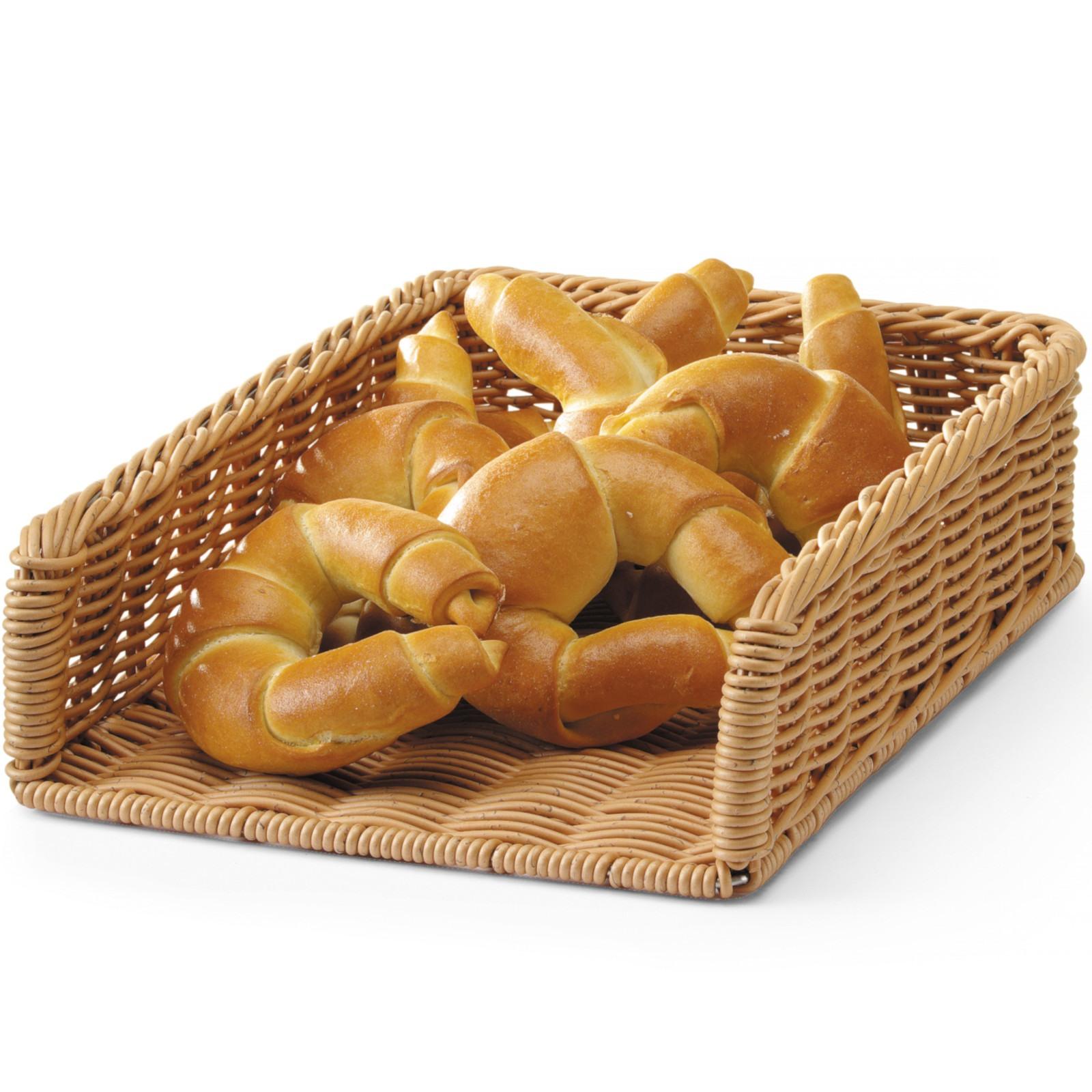 Polyrattan Brotbuffet Präsentationskorb 295 x 395 x 105 mm