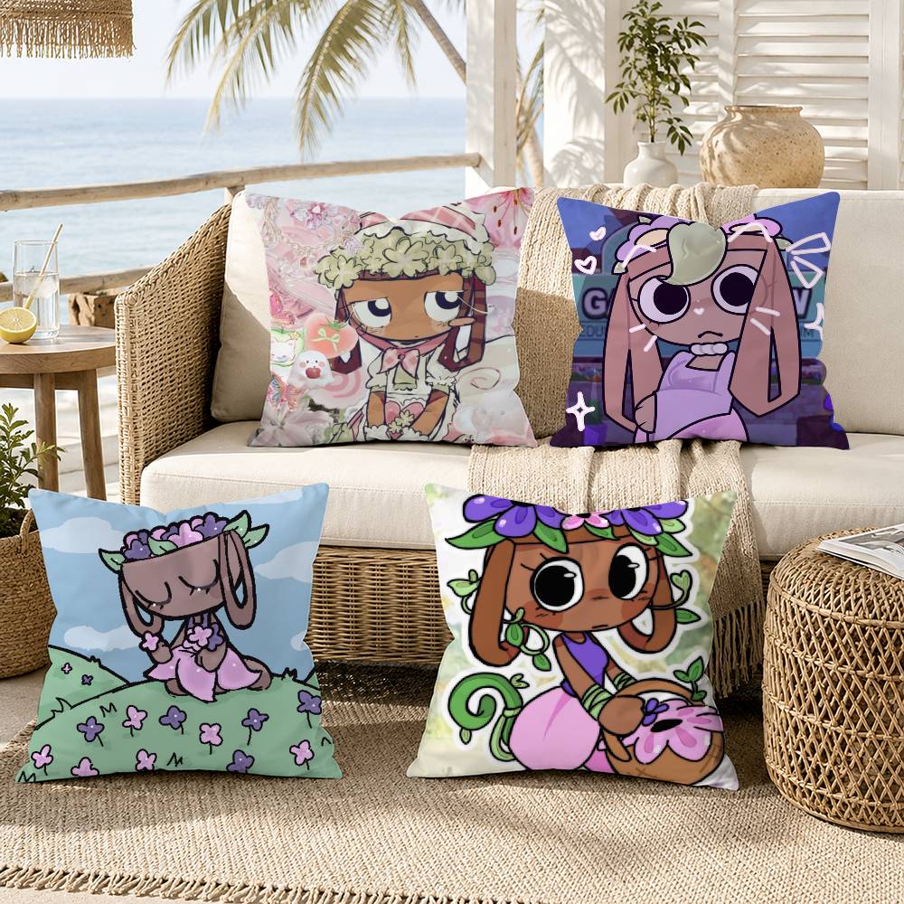 Bassie DDandys WWorld Pillow Case for Sofa Living Room Home Office Decor Protective Cover